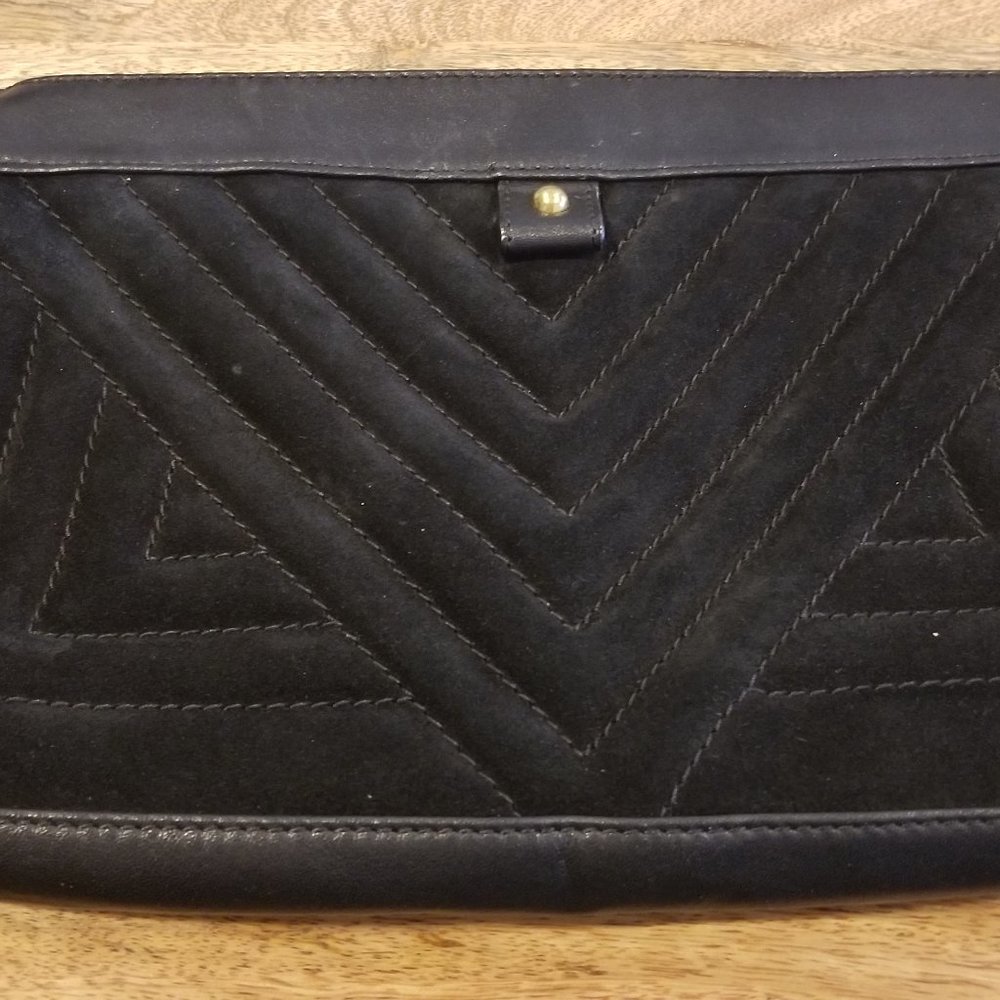 Banana Republic Velvet Clutch Bag